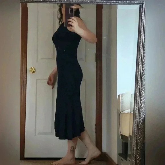 Nicole Miller Navy Maxi dress - Picture 12 of 16